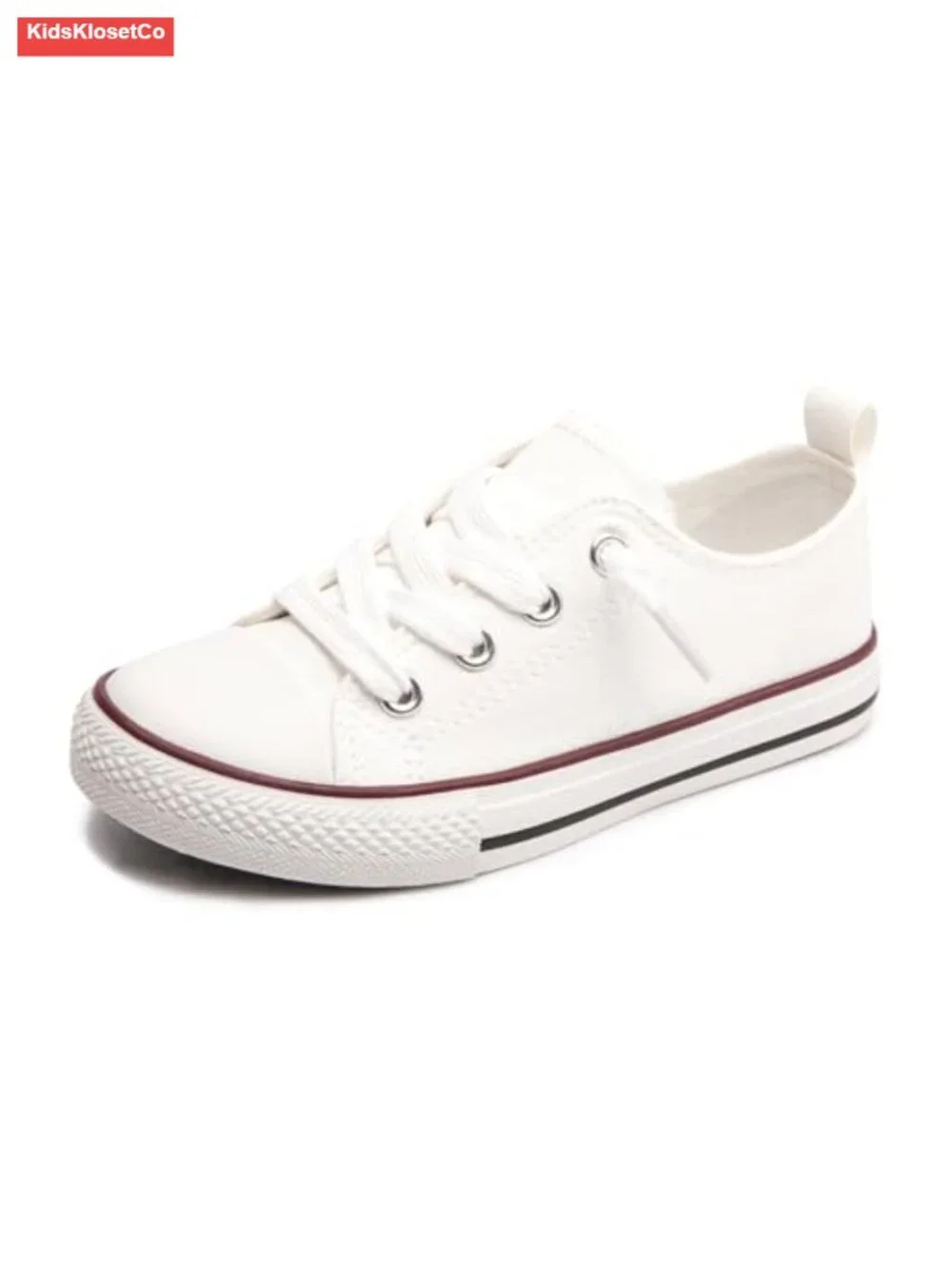 Kids Slip-On Canvas Sneakers No-Tie Low Top School Shoes